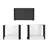 Magers Outdoor Black 3pc Set-62777230-62777231
