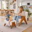 Upholstered Armchair with Footstool-945252925-951561097