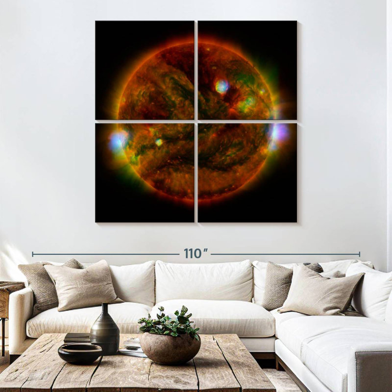 Oberle Solar Flare, 74'' H x 74'' W