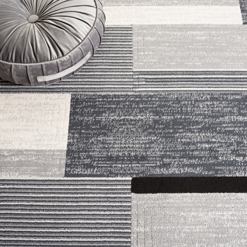 Novello Performance Geometric Rug, Rectangle 5'3" x 7'6"