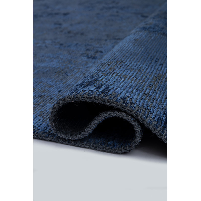 Blue Luxury Area Rug, Rectangle 7'10" x 11'2"