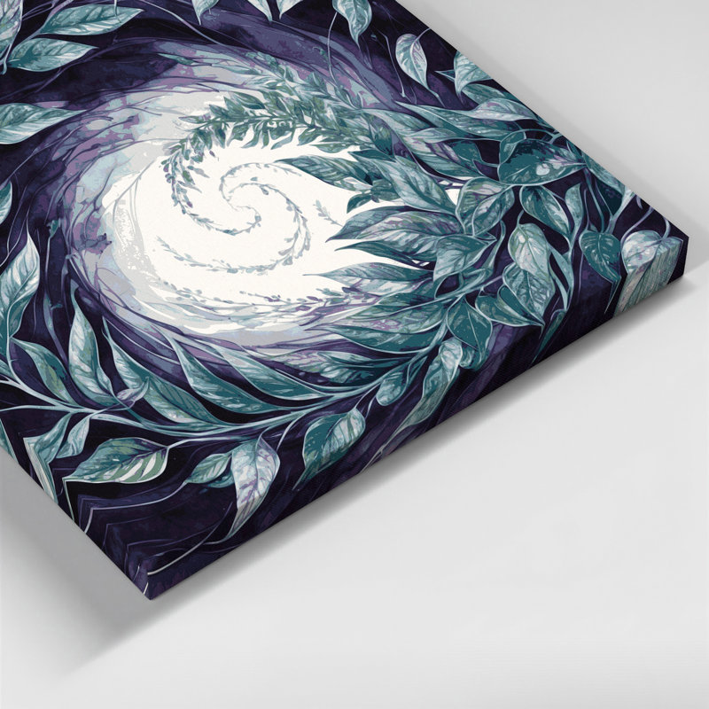 Art mural sur toile Botanical Tradescantia, H 16 po x l 16 po