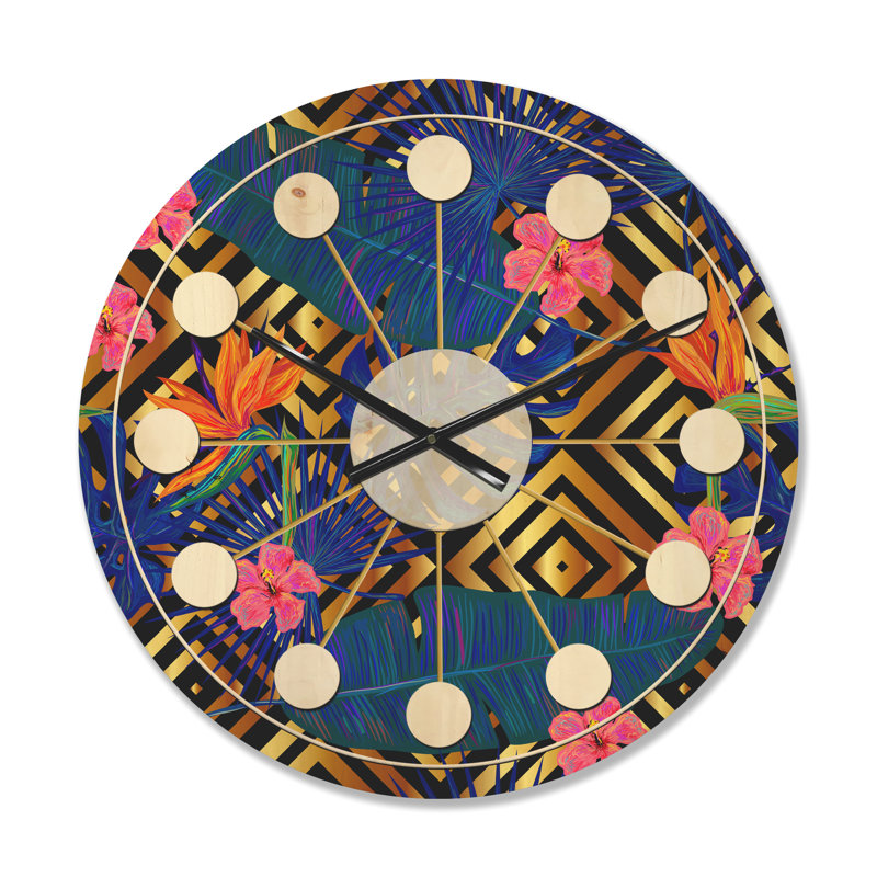 Horloge murale abstraite IV, Moyenne