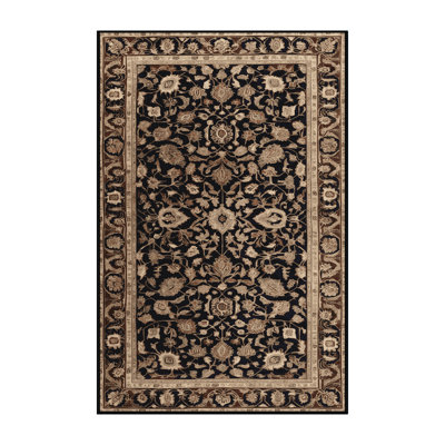 Machine Washable Turkish Brown Area Rug
