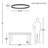 Tania 24-in Integrated LED Pendant Light Height Adjustable ETL Certified Circular Ring Chandelier