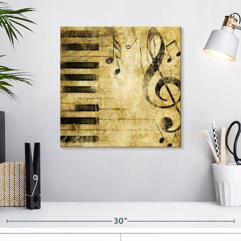 Notes de musique Abarca, H 16 po x l 16 po