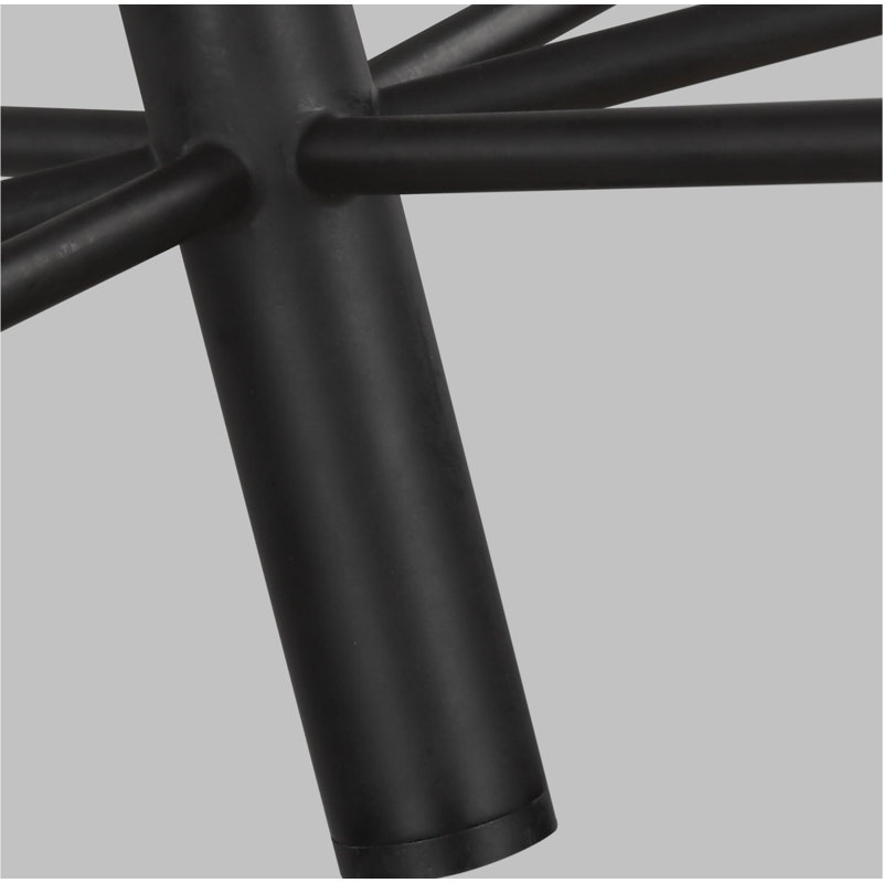 Tedder 9-Light Chandelier, Fer vieilli