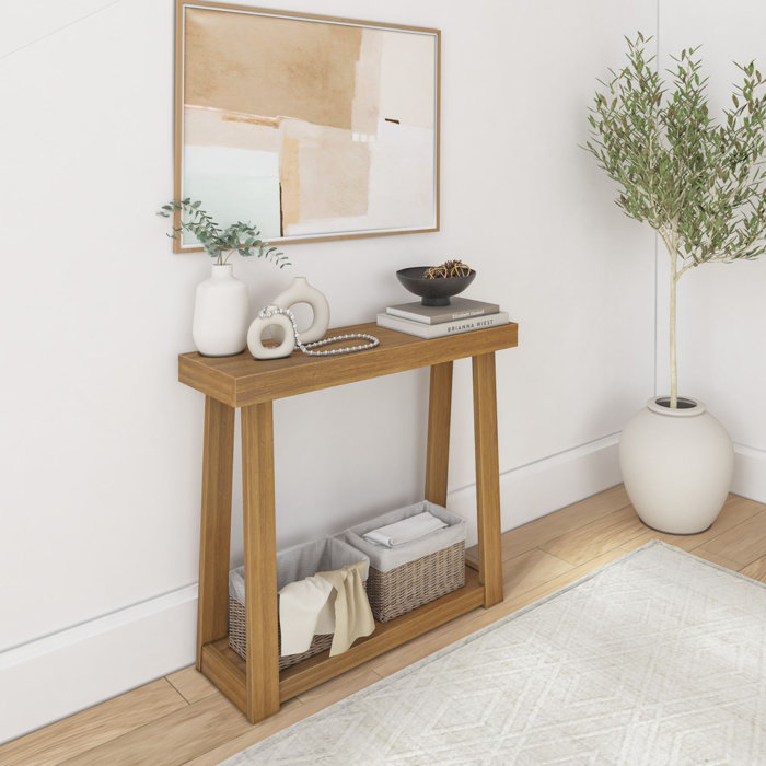 Wade Logan® Bahez Solid Wood Console Table & Reviews | Wayfair