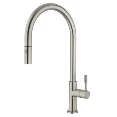Neptune Pull Down Knurled Handle Slim Kitchen Faucet