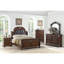 Mobilier de chambre à coucher lit de style traditionnel grand lit 1pc-1365489771