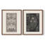 «Abstract Vintage», impression giclée encadrée - ensemble de 2-158017703-158017696