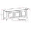 Coffre de rangement en bois noir Connaught