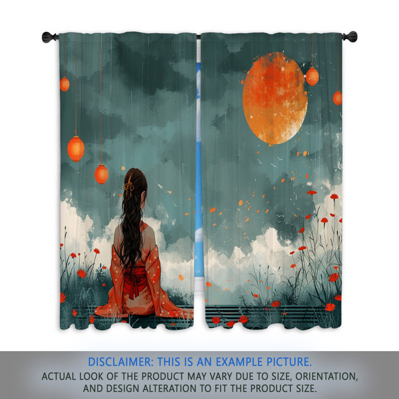 Paire de rideaux obscurcissant en polyester Mcclarrie, L 20 po x L 61 po