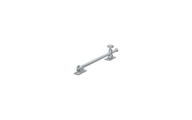 Deltana CSA10U15A 10" Casement Stay Adjuster; Antique Nickel Finish, Brushed Chrome