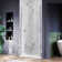 35.5'' - 37'' W x 72'' H Pivot Frameless Shower Door with Clear Tempered Glass