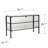 50.75'' Glass Top Console Table