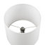 Ensemble de 2 lampes de table en céramique 2 tons blanc / argent-571987104-571987106