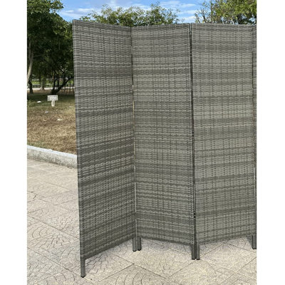 Ahsaad Resin Patio Privacy Screen Room Divider