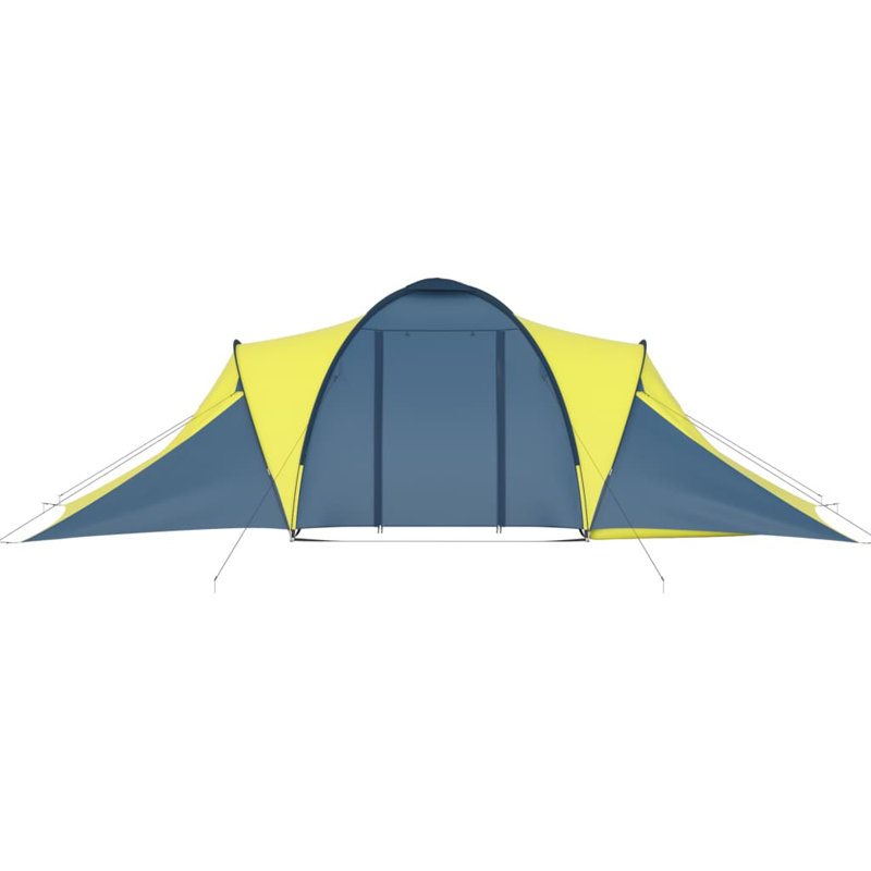 Tente pour 6 personnes vidaXL, Bleu / jaune