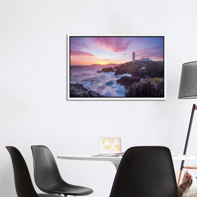 Sunrise, Fanad Head Lighthouse, County Donegal, Ulster Province, Republic of Ireland 1 Piece Wall Art on Canvas