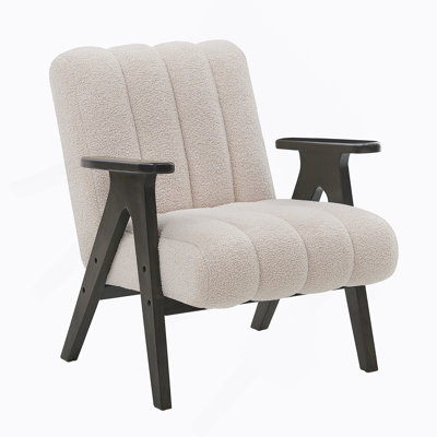 Chaise d'appoint moderne avec structure en bois
