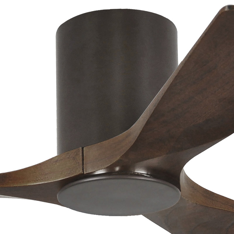 Irene LED Ceiling Fan, Textured Bronze, Walnut, 42"