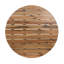 Table basse D35,6 x 14,6 po, bois d'acacia massif durable