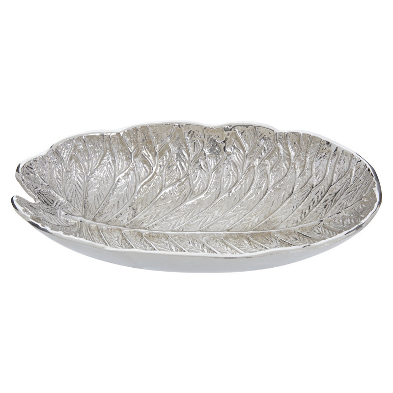 Richy Metal Decorative Bowl 1, Silver