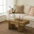 47.24" Rectangular Wood Coffee Table With 2 Storage Drawers For Living Room