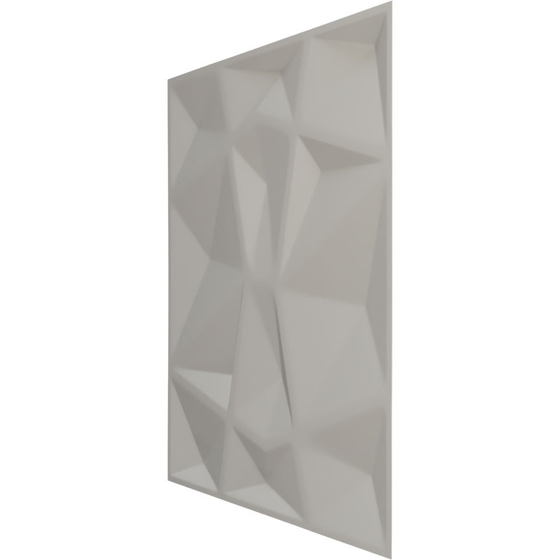 Panneau mural décoratif Niobe EnduraWall 3D, Blanc fleur satiné UltraCover