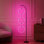 Lampe sur pied à DEL suspendue à 3 anneaux 74 po avec options de couleurs intégrées