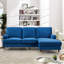 Naytahwaush 3 Seater Velvet Corner Sofa -1686938769