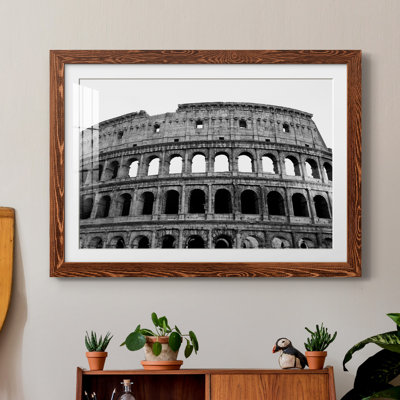 Colisée par J Paul - reproduction de photo sur papier encadrée