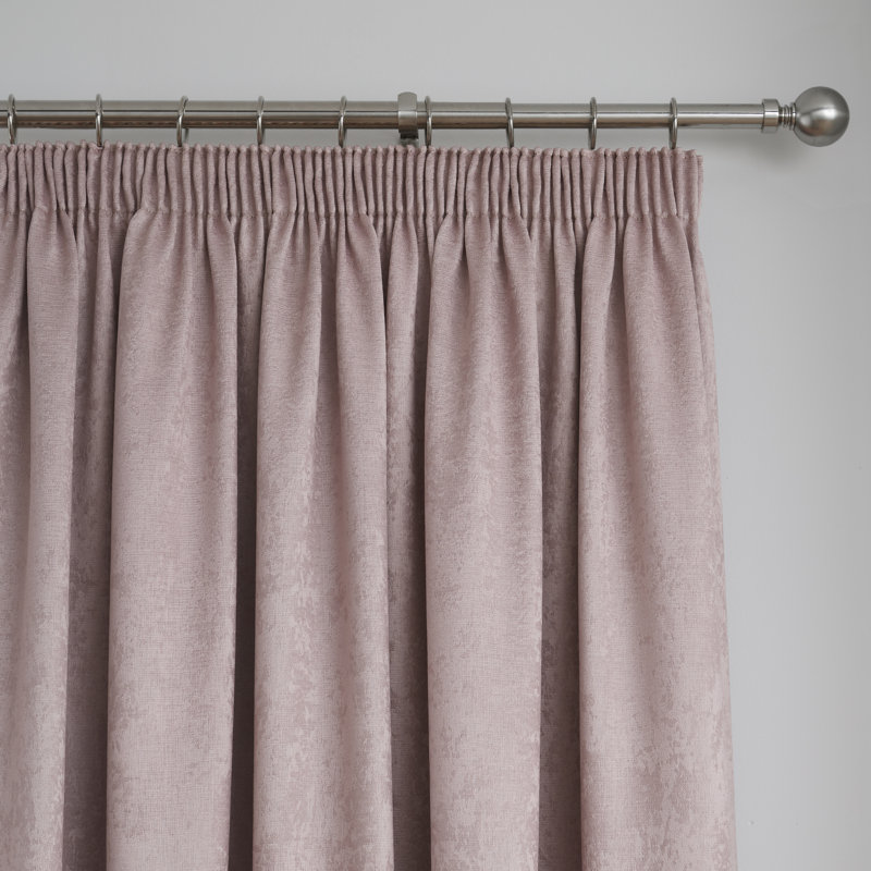 Galaxy Room Darkening Curtain Pair, Blush, Width 229 x Drop 183 cm