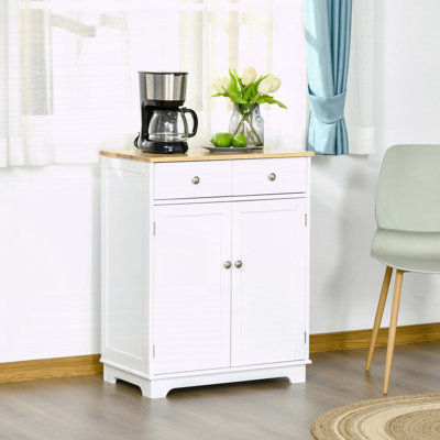 Double Door Kitchen Cabinet with Drawers