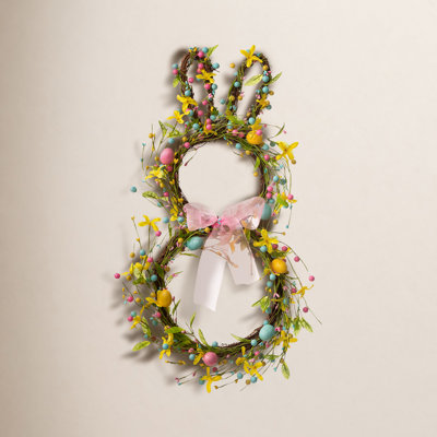 11" Bunny Easter Wreath