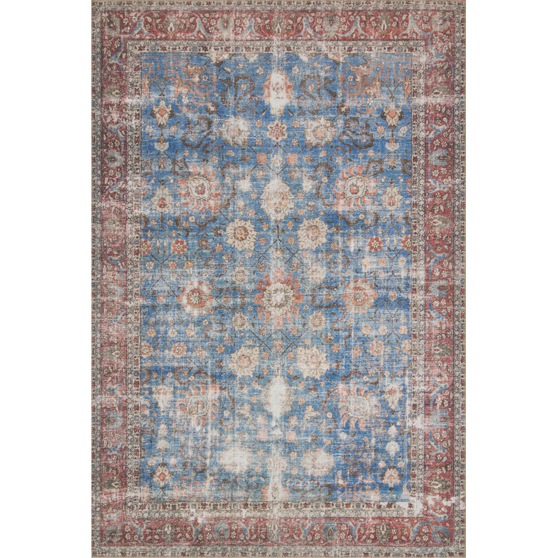Adele Hand Hooked Oriental Indoor Rug, Rectangle 7'6" x 9'6"