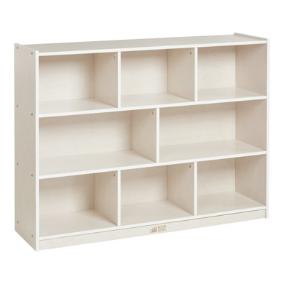 ECR4Kids 8Compartment Mobile Storage Cabinet 36in Classroom Furniture