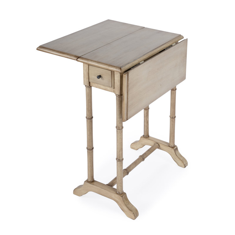 Table de bout avec rangement Shueyville, Beige antique