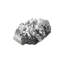 Large Cast Crystal Liquid Silver Tabletop Accent