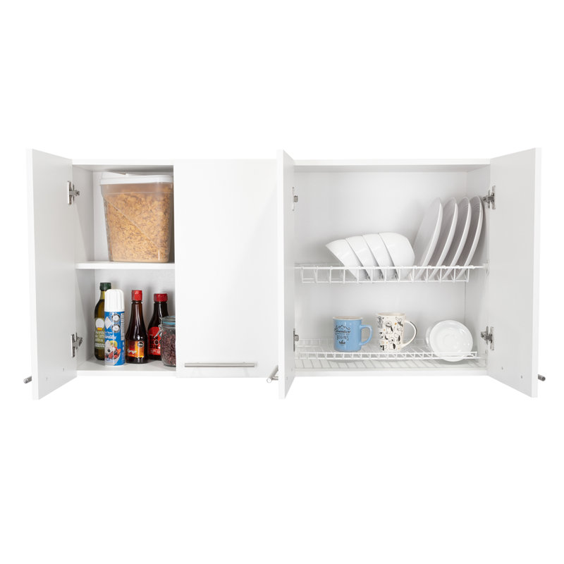 Panneau de particules moderne blanc Latitude Latitude 59 pi x P 12,4 po x H 23,6 po, Blanc