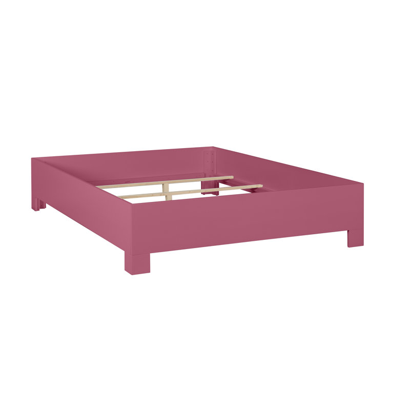 Palm Springs Low Profile Standard Bed, Twin, Hot Pink