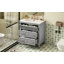 Meuble-lavabo avec lavabo, meuble-lavabo simple autoportant avec 3 tiroirs, armoire de rangement à cadre en bois pour la salle de bain-1157205212