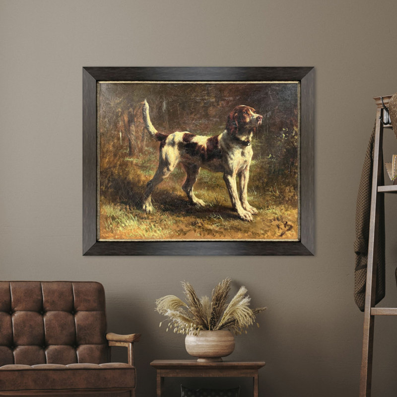 Limier Briquet Hound Framed Art