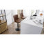 Tabouret de bar pivotant à hauteur réglable avec dossier et coussin de siège large (ensemble de 4)-1848337565-1848337566