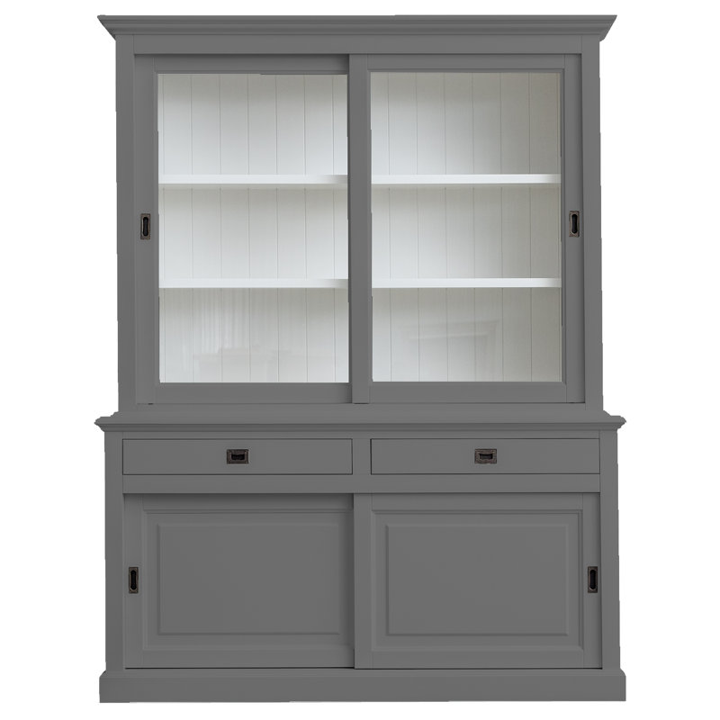 Emilia China Cabinet, Mouse Grey