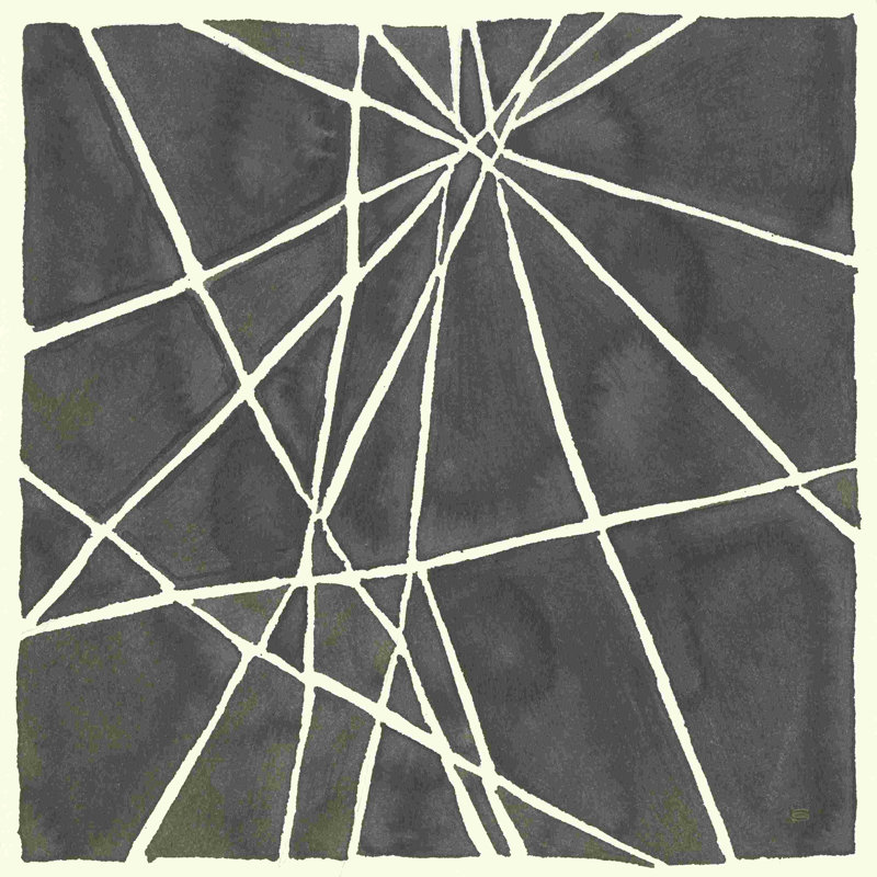 "Graphique 8" par Chris Paschke - impression sur toile tendue, H 12 po x l 12 po, Toile tendue, Non