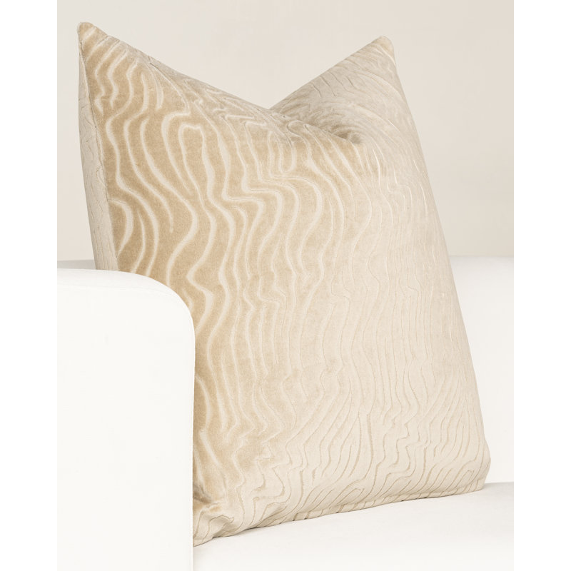 All Modern Disc Accent Pillow by Siscovers - Textured Sophistication,Comfort, Polyester, Square 16", Red