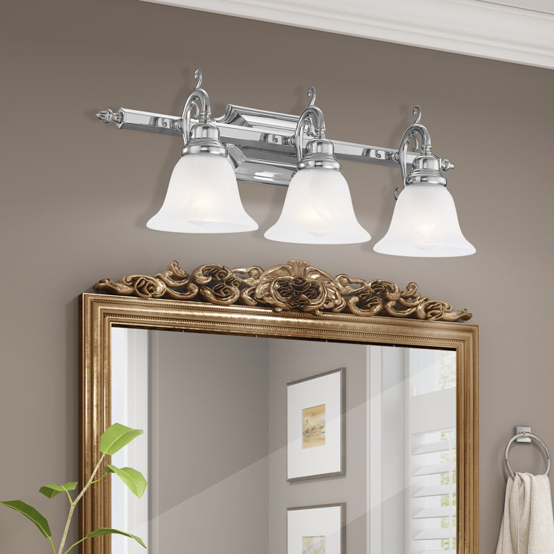 Christiansburg 3 - Light Dimmable Vanity Light, Polished Chrome
