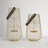 2 Piece Metal Tabletop Candle Lantern Set